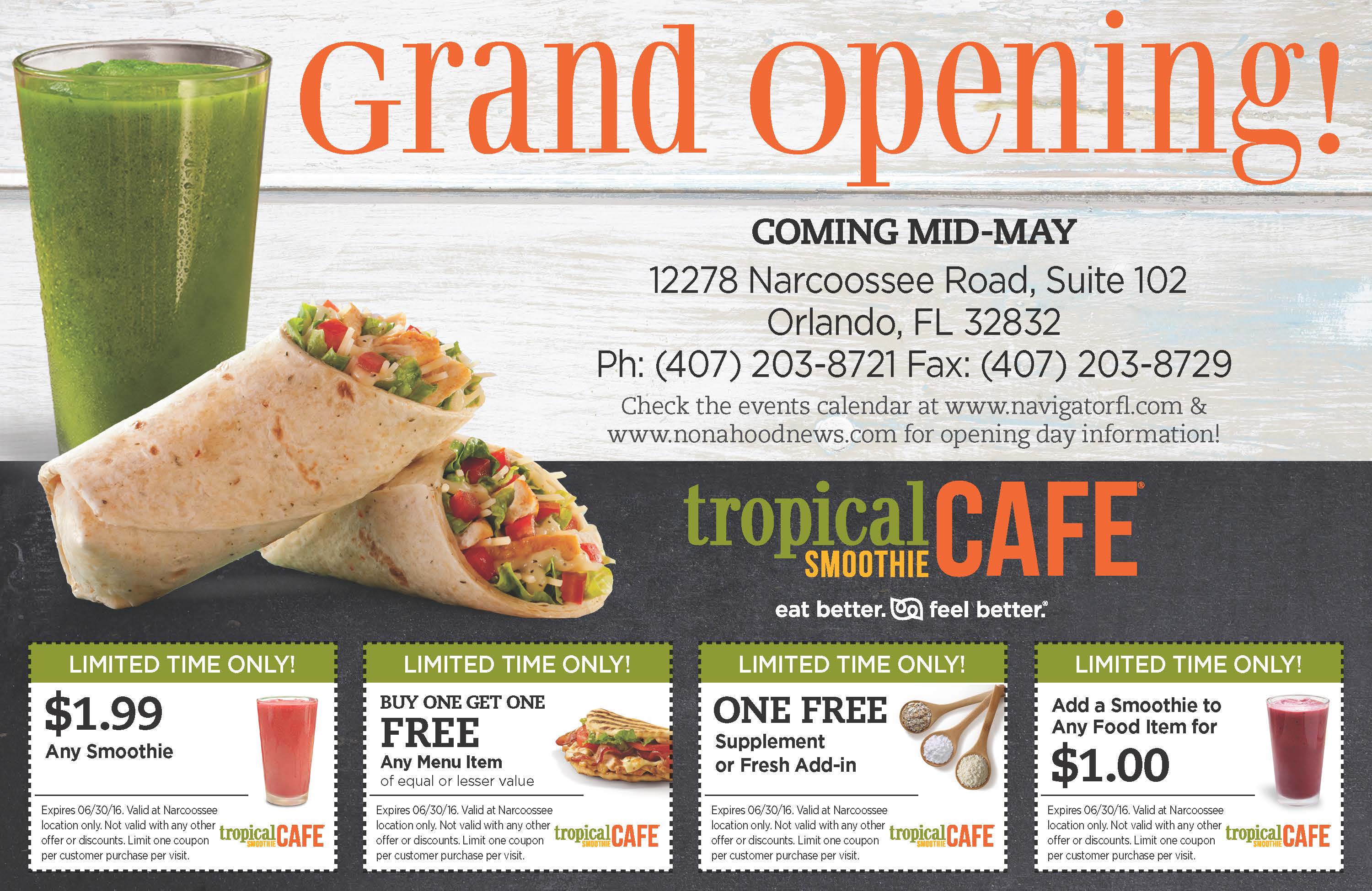 Tropical smoothie coupon code